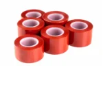 Double Sided Red Polyester Tape